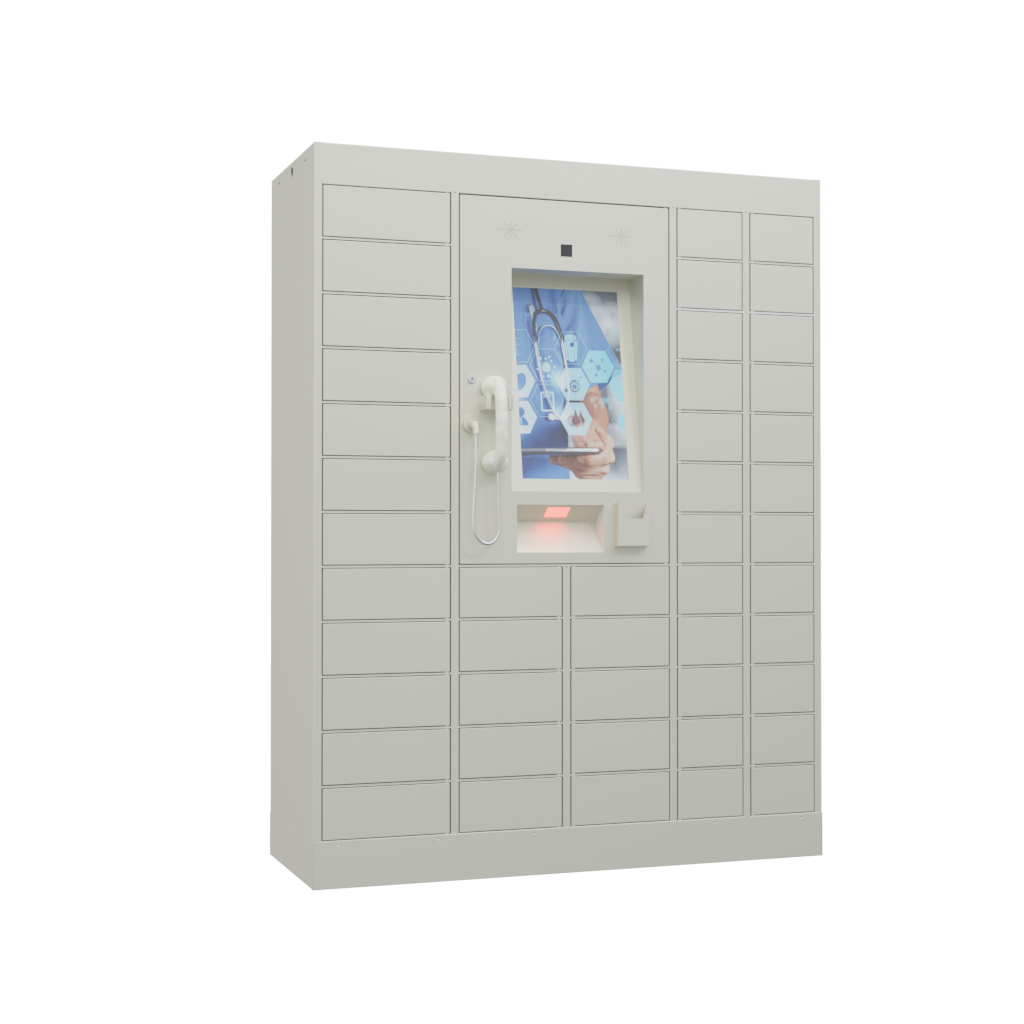 46-Doors Console Medicine Locker