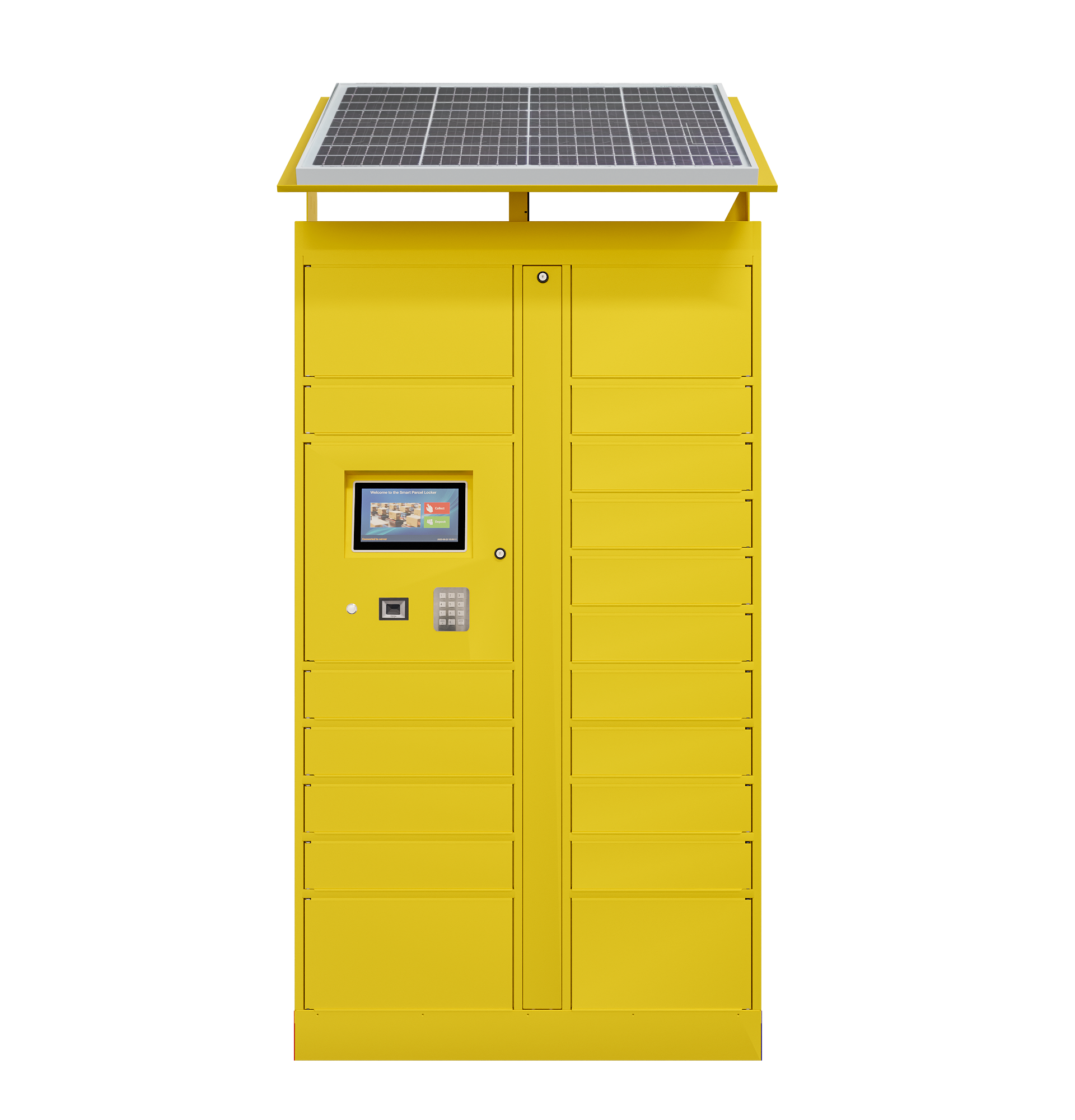 Smart lockers with solar power: the perfect combination of innovation and environmental protection