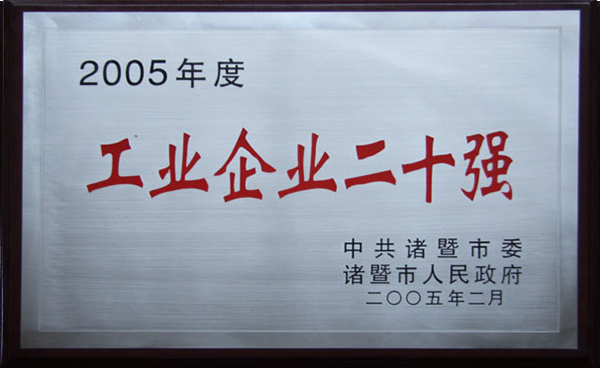 2005年度工業(yè)企業(yè)二十強