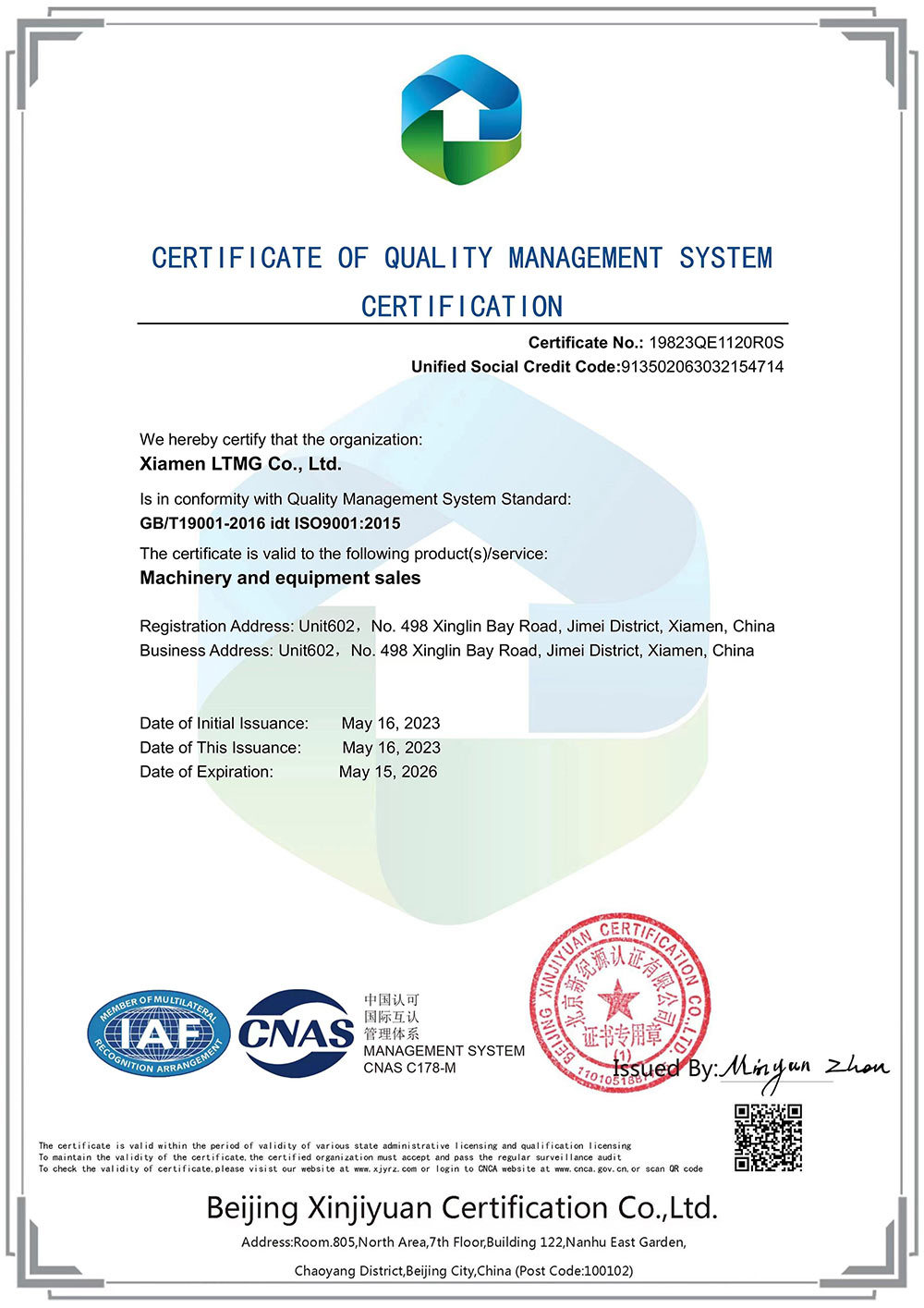 Certificado ISO