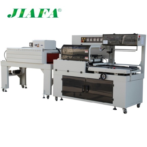 L-type fully automatic film wrapping machine fully automatic heat shrink packaging machine paper box packaging shrink wrapping
