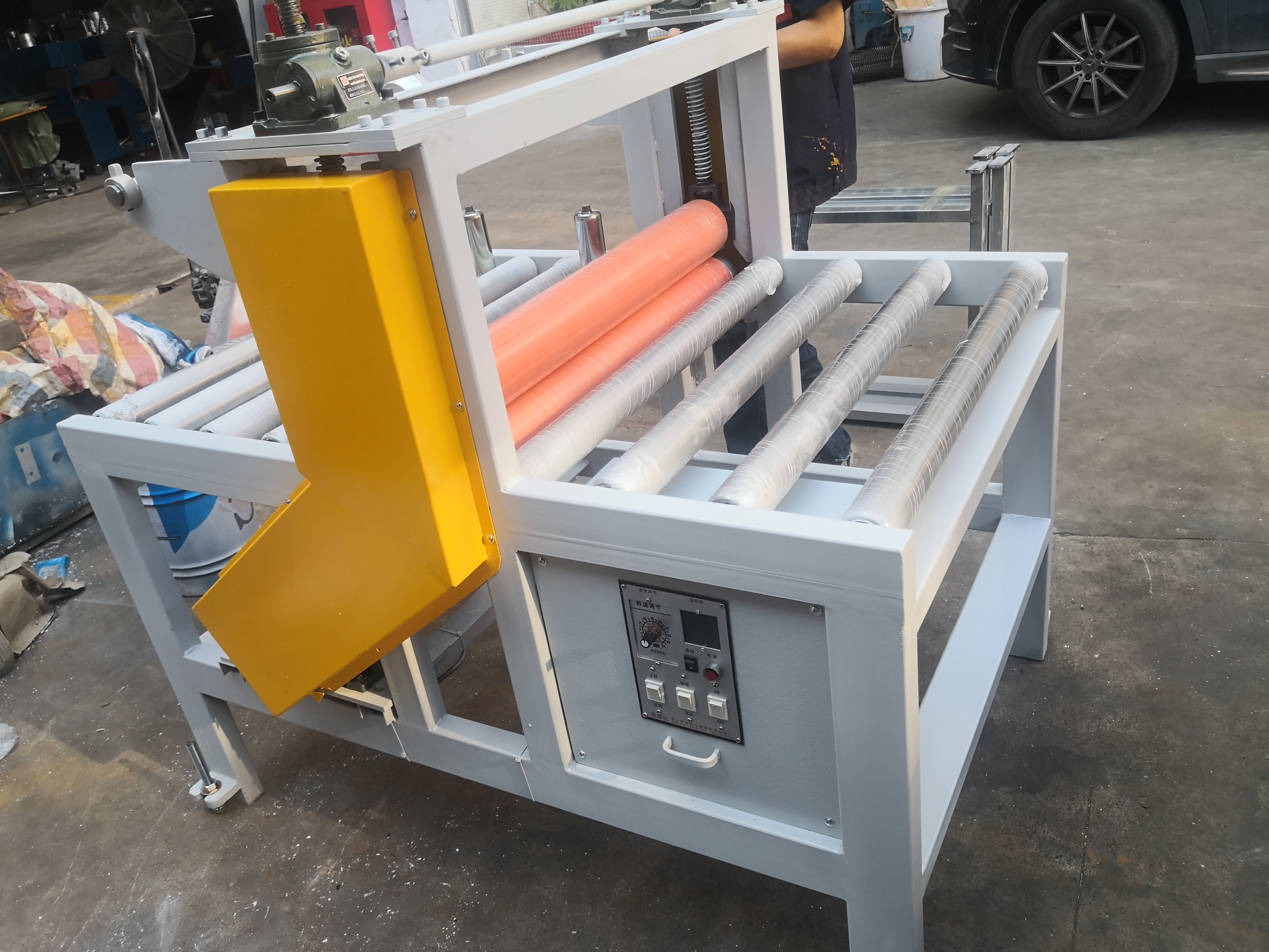 800mm Wide Aluminum Plate Large Flat Laminating Machine