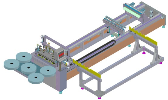 Aluminum profile automatic bagging machine, helping enterprises boost production capacity