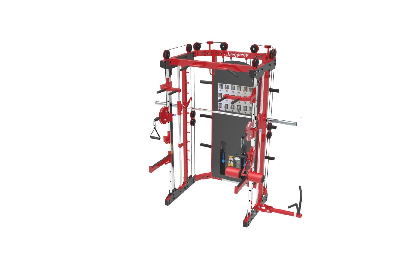 DF25A Smith with functional trainer squat rack 3 in one