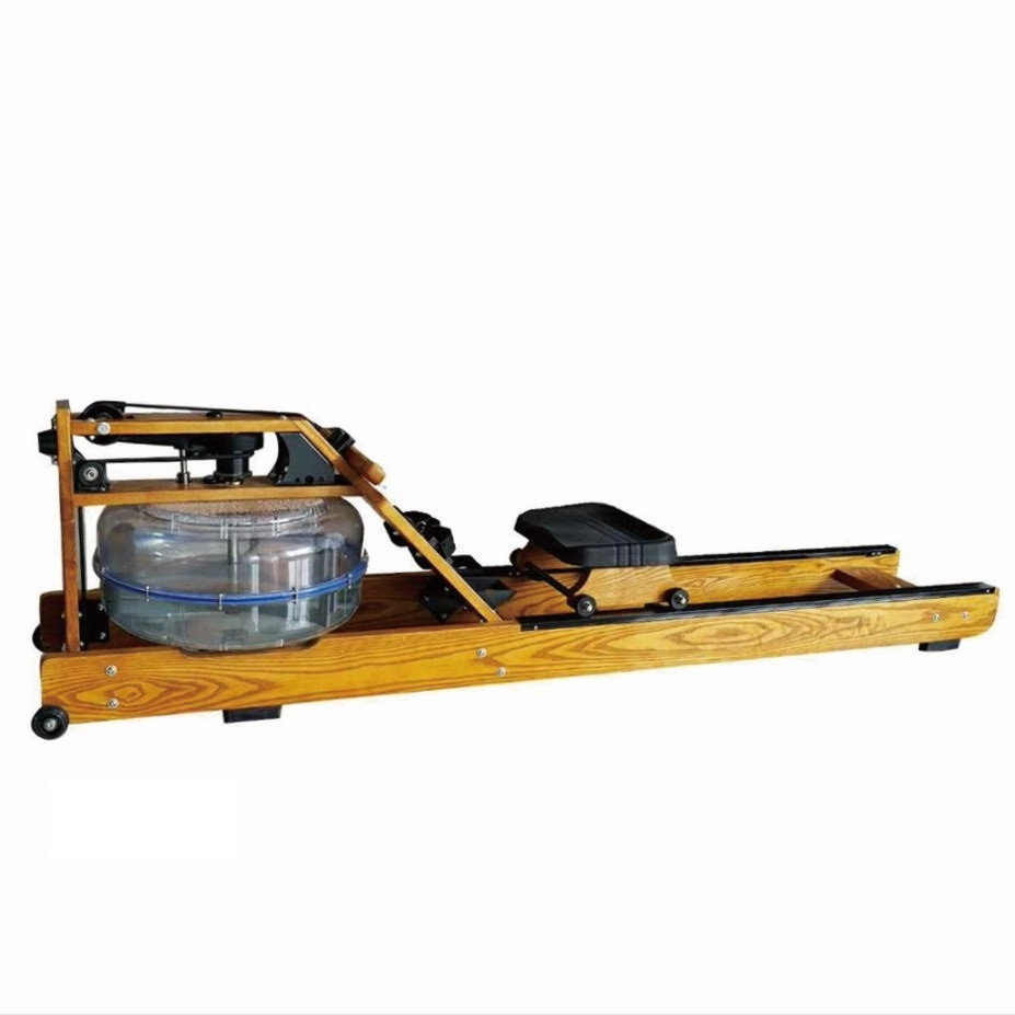 DK-R02 Commercial water resistence wooden rowing machine 