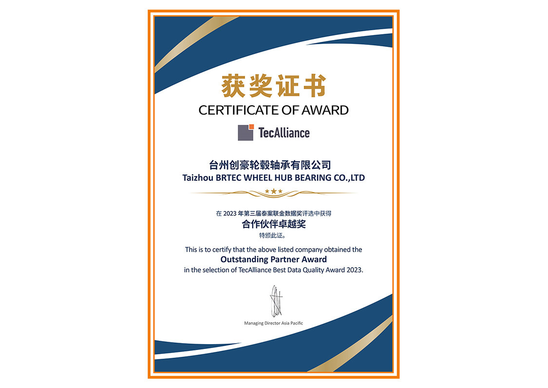 TECDOC Award Certificate TECDOC Award Certificate