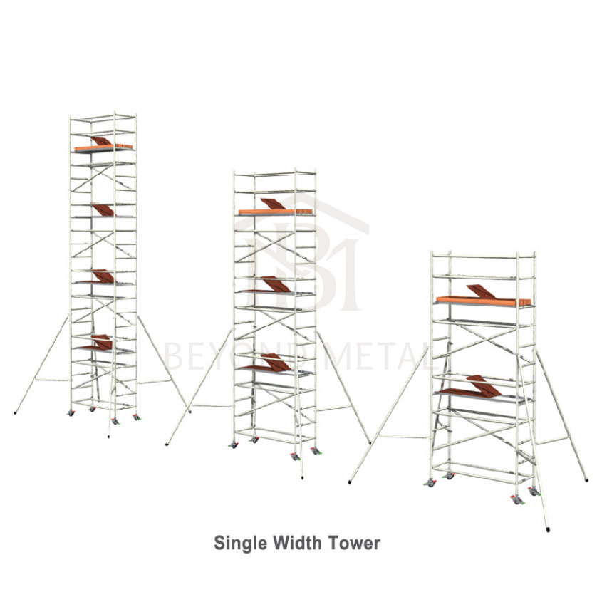 3M High Single Width Aluminum 6061 Mobile Tower