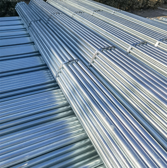 Construction Building BS1139 1.5‘ Q235 Steel Pipe Scaffolding Galvanized Tube