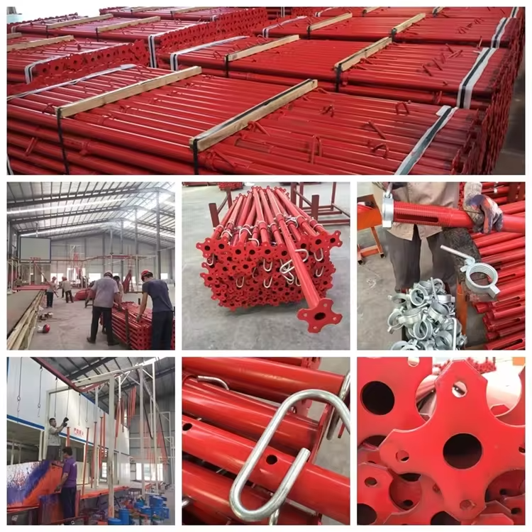 Adjustable Steel Props Construction Scaffolding Prop Formwork Support