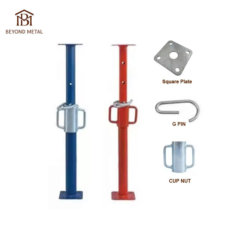 Light Duty Pre-Galvanized Steel Props Scaffoldings Platforms Support