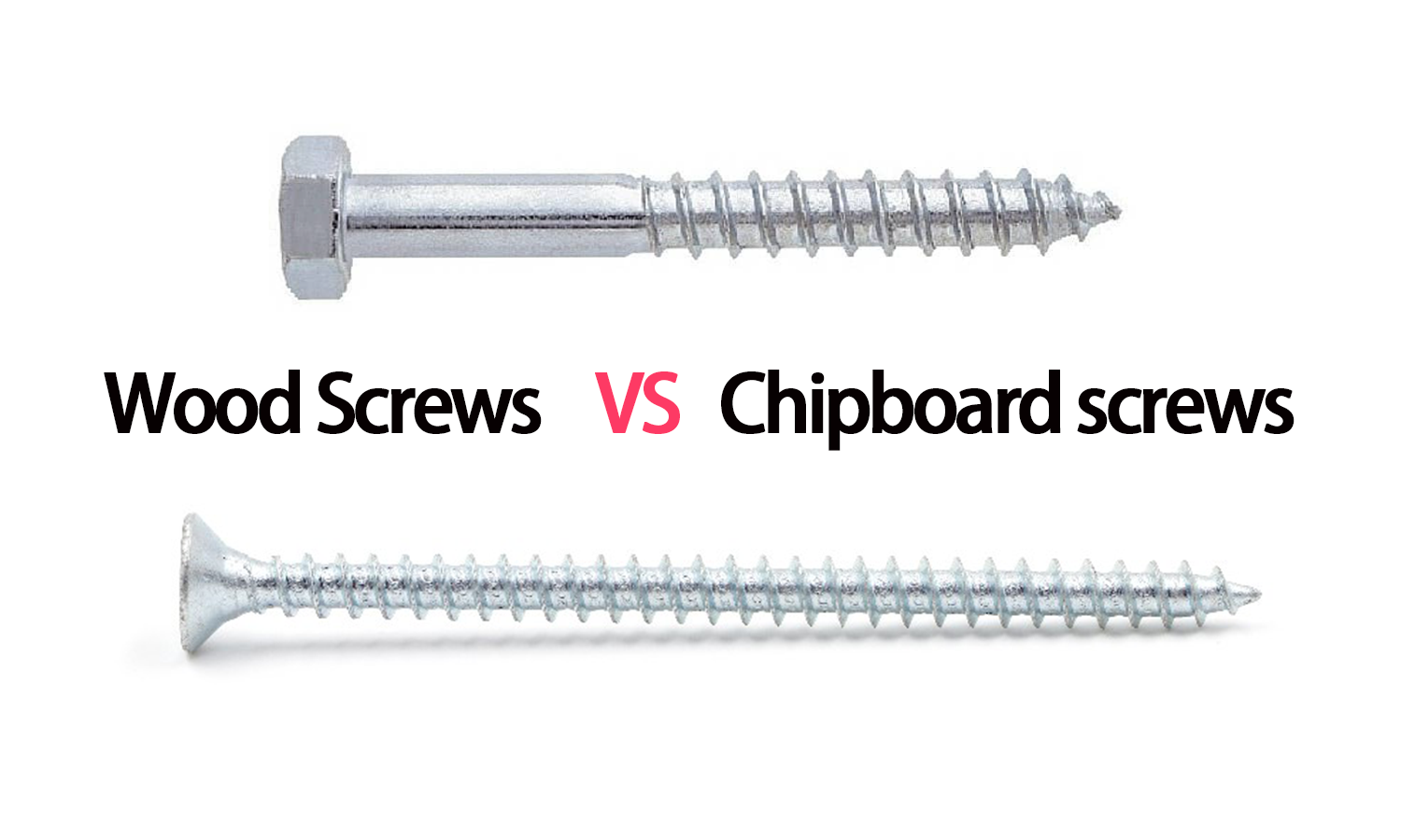 What Is the Difference Between Chipboard Screws and Wood Screws?