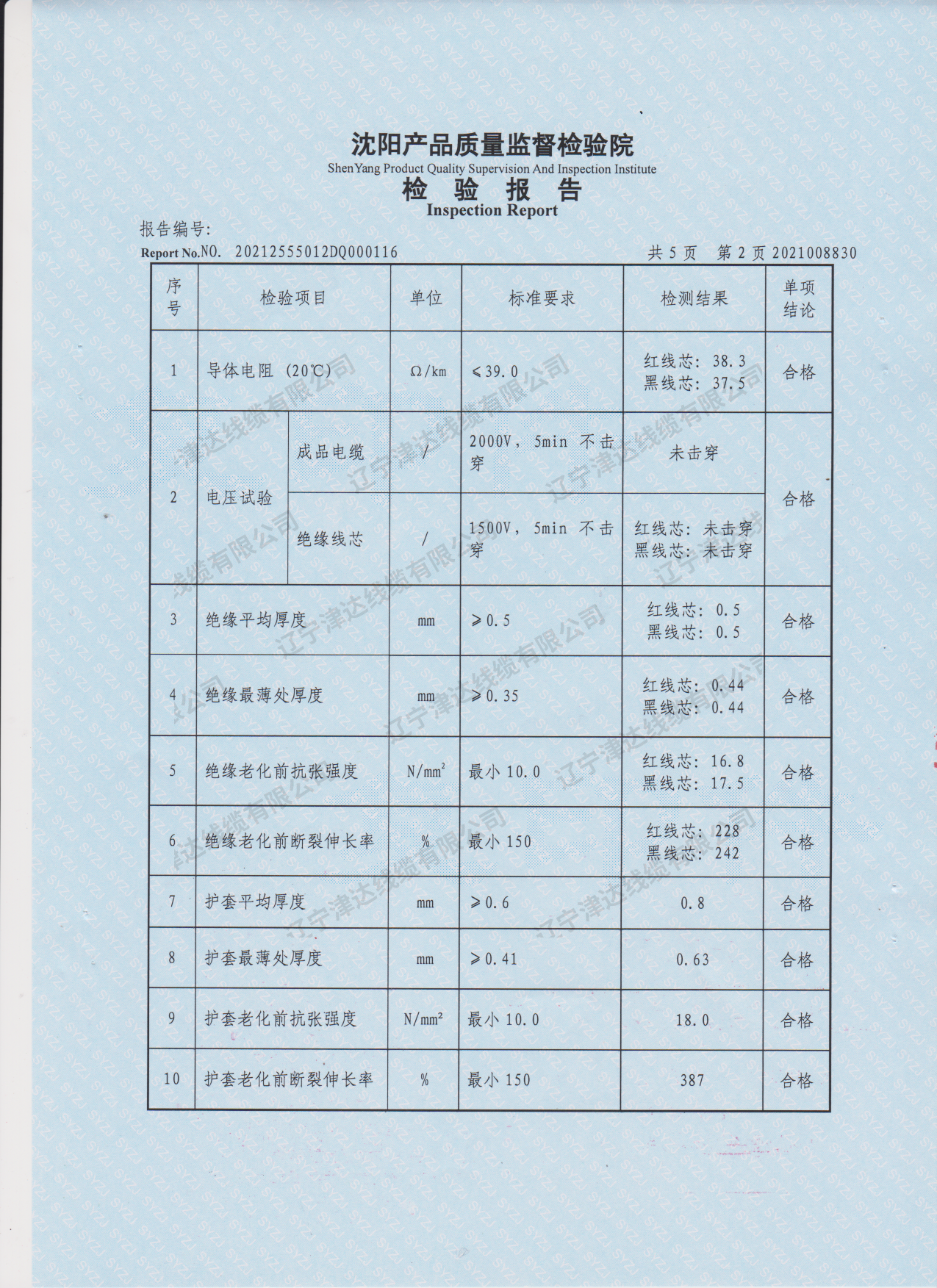 檢驗(yàn)報(bào)告