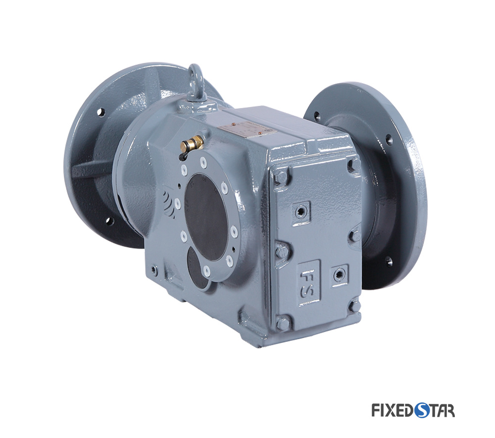 FS Helical Worm Gearbox With Nema C-Face Adaptor