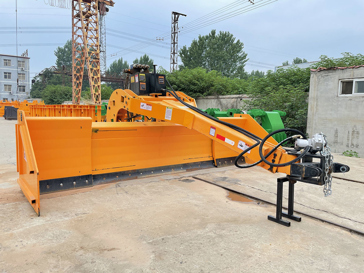 Heavy duty beam bending and leveling machine