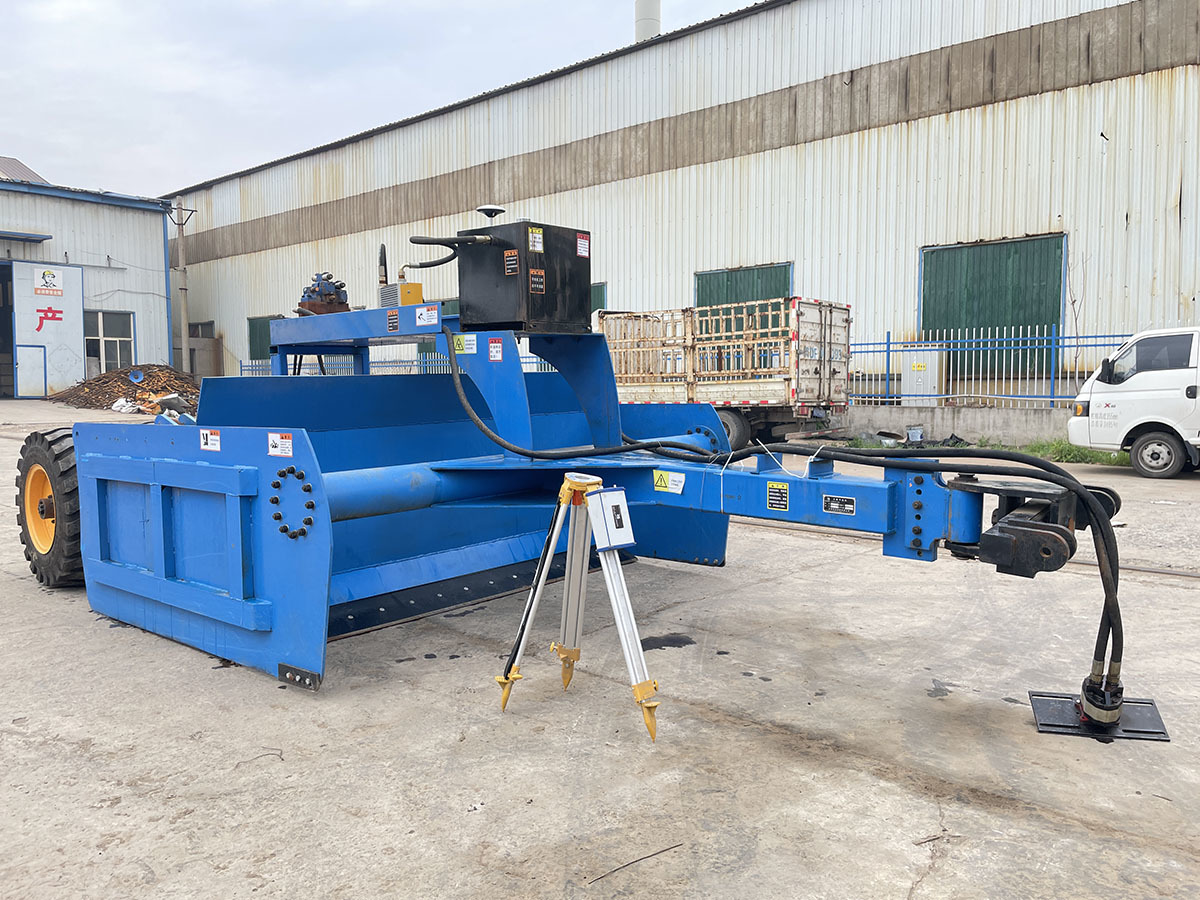 Shovel type grader