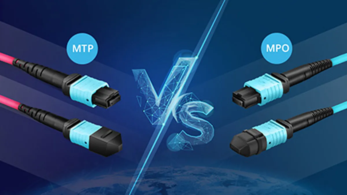 MPO vs MTP Connectors: How Floating Ferrules Cut Insertion Loss by 40%