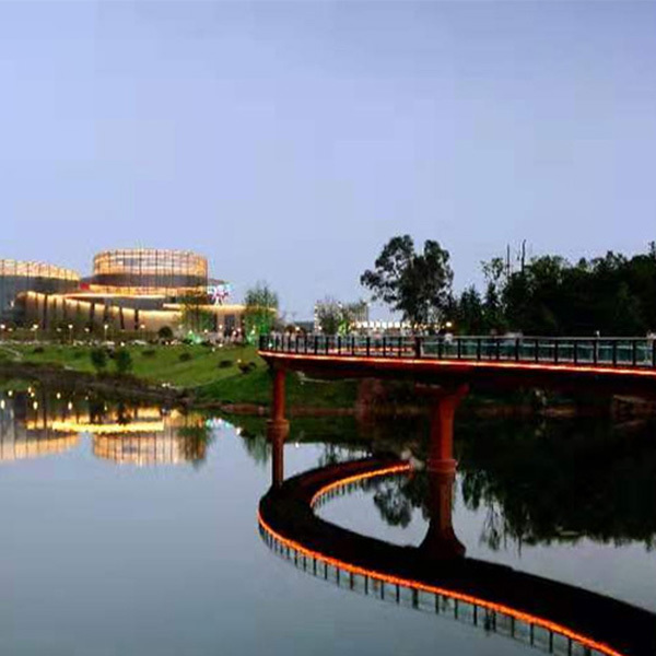 蓮花湖S形景觀(guān)橋
