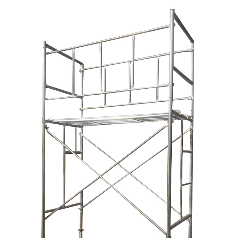 Scaffold ladder cage