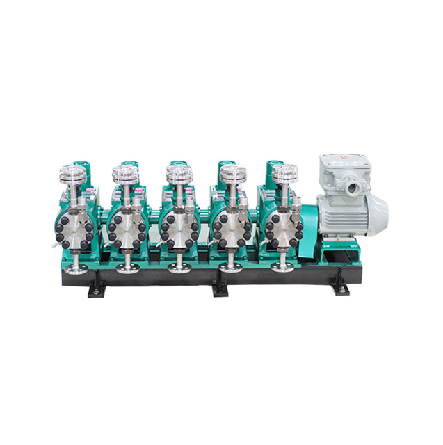 Five-head cascade metering pumps