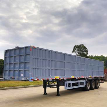 Van transport semi-trailer