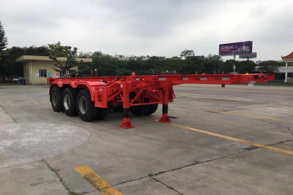 Container transport semi-trailer