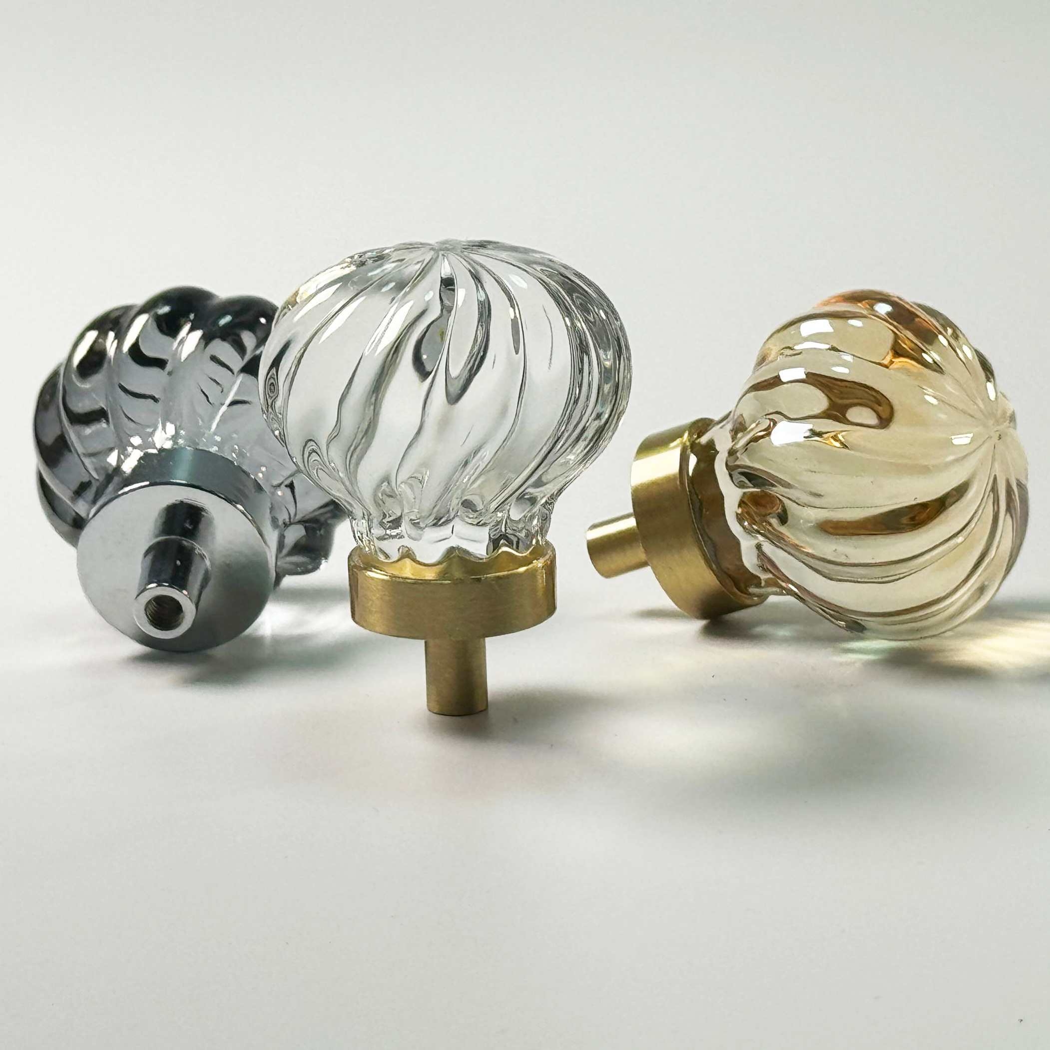 Round Flower Shape Knobs Luxury Cabinet Hardware