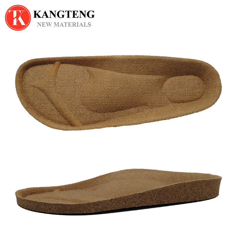 High Quality Natural Latex Cork Footbed/Midsole：KT-211