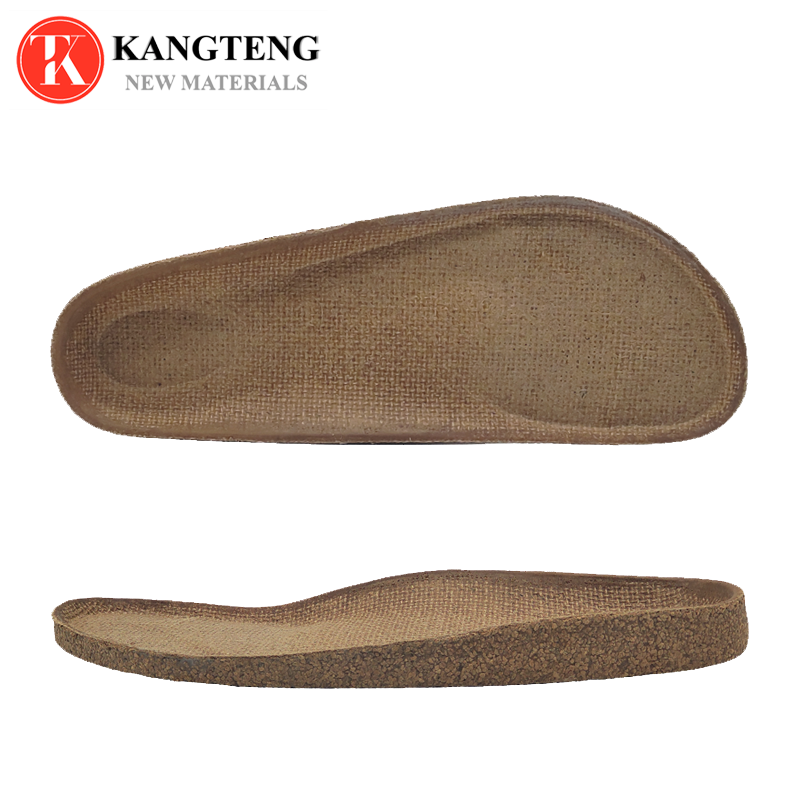 High Quality Natural Latex Cork Footbed/Midsole：KT-987