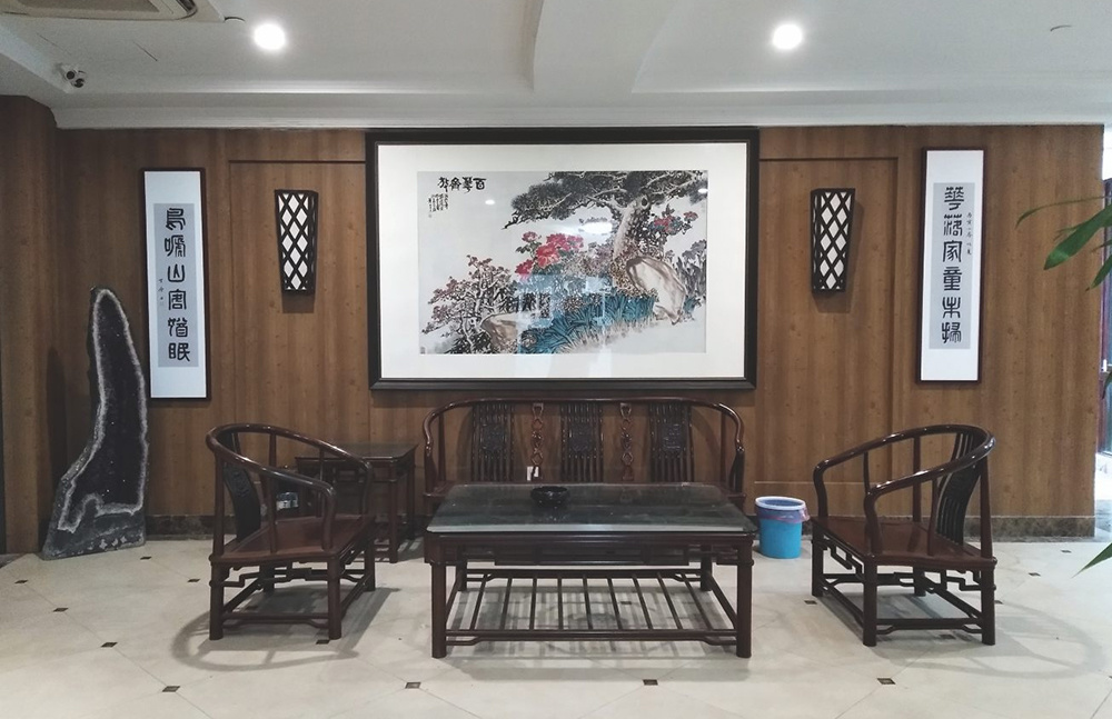 椒江區(qū)鄉(xiāng)賢館門廳