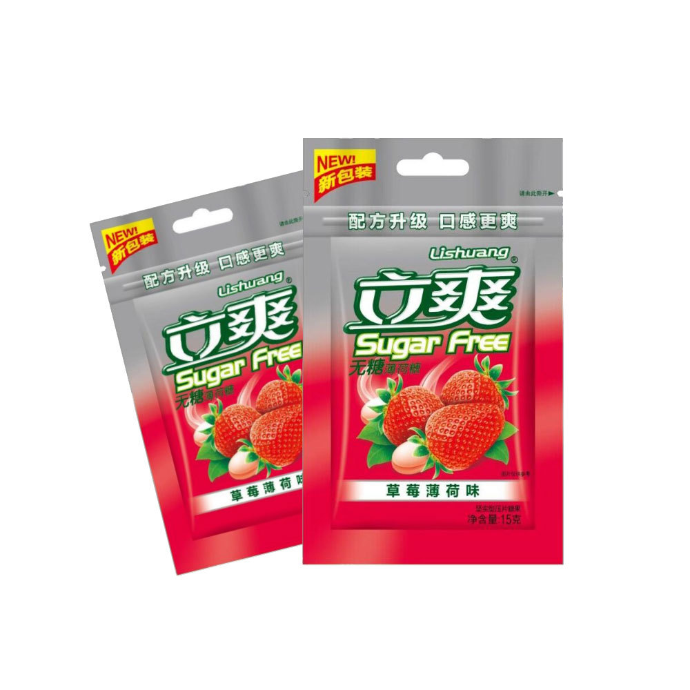 Li Shuang sugar-free mint candy-strawberry mint flavor 15g