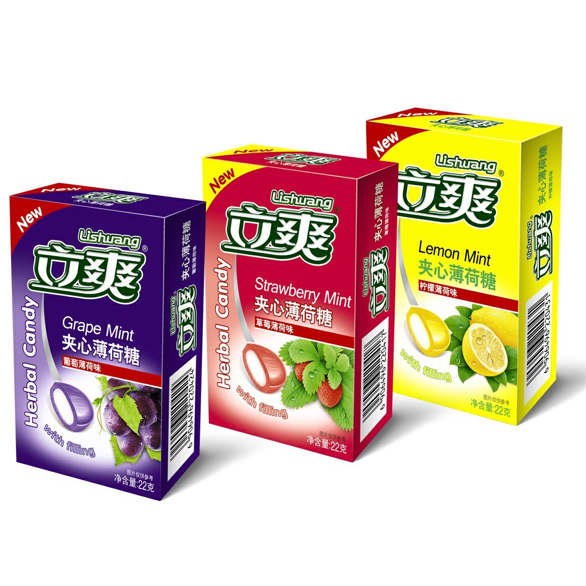 Lishuang sandwich mint 22g