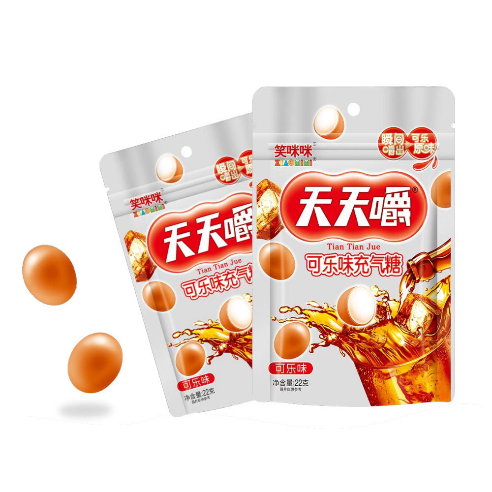Tian Tian Jiao cola flavored inflatable sugar -22 grams