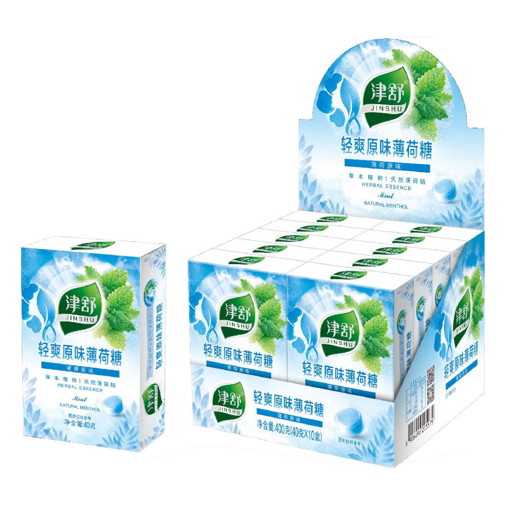 Jin Shu light and original mint candy -40g mint original