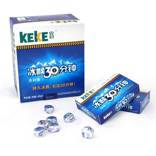 Keke throat candy (sugar carton) 40g