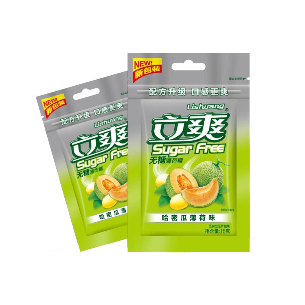 Li Shuang sugar-free mint candy-Hami melon mint flavor 15g