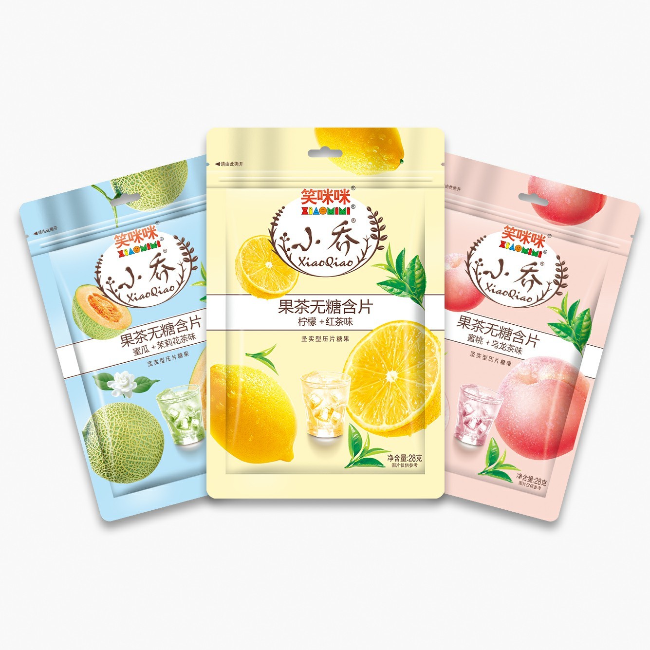 Xiao Qiao fruit tea sugar-free tablets 28g