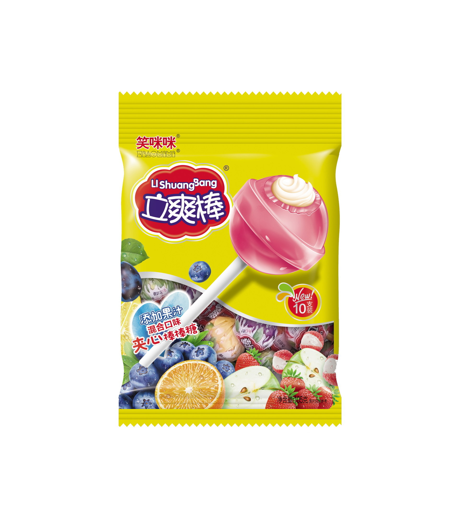 Lishuang sandwich lollipop (mixed flavor) 105g