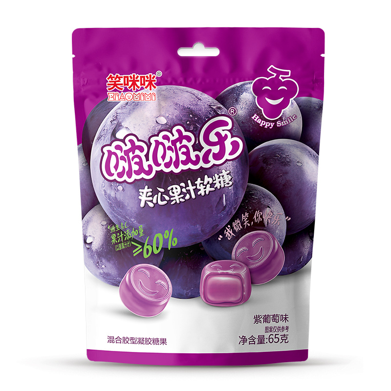 啵啵乐紫葡萄味-65克