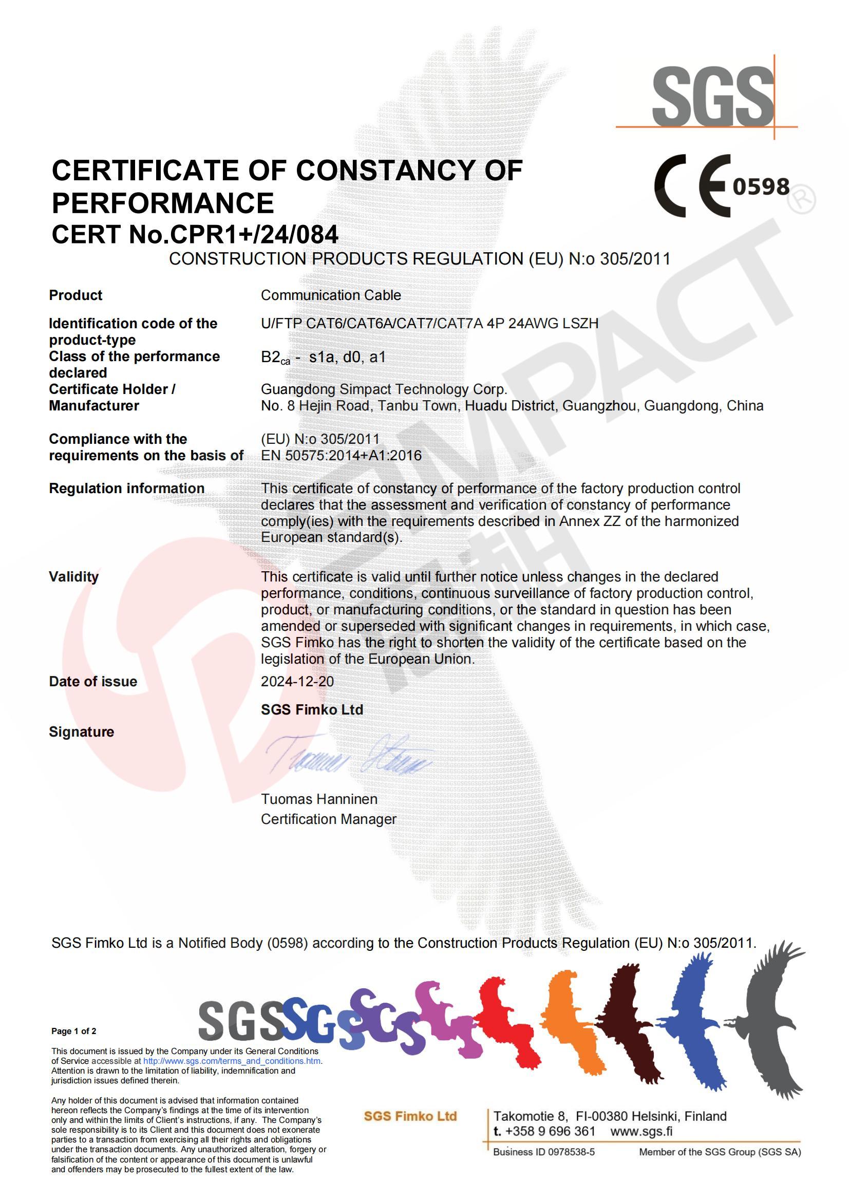 CPR1+_24_084 Issue 1-1
