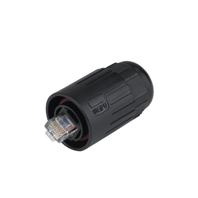 RJ45F plug RJ45F6 Bayonet IP67-WEIPU electronic appliances Co.Ltd.