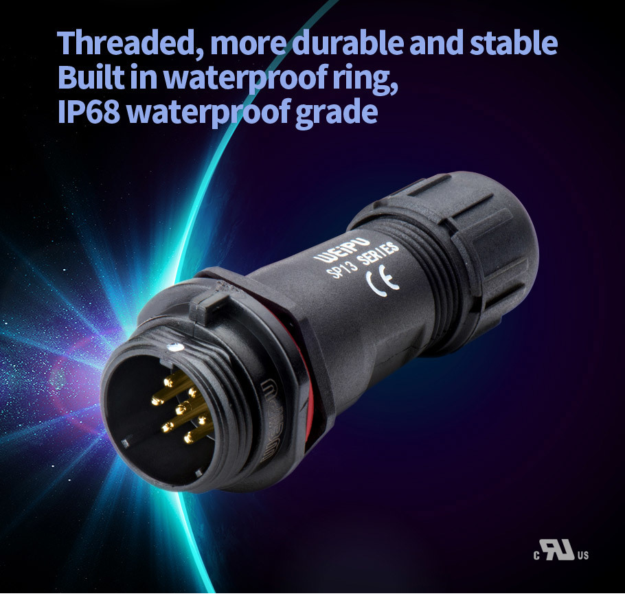 In-line cable connector SP1311/P SP1311/S (CU)-WEIPU electronic ...