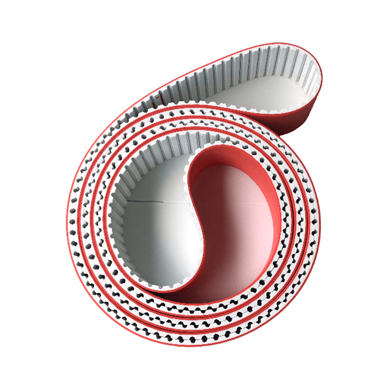 Ring type polyurethane synchronous belt without barge