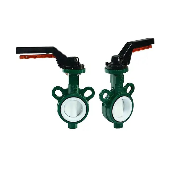Manual clamp butterfly valve