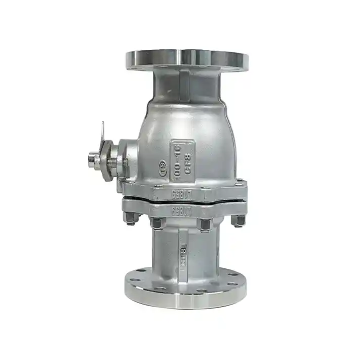Manual flanged ball valve