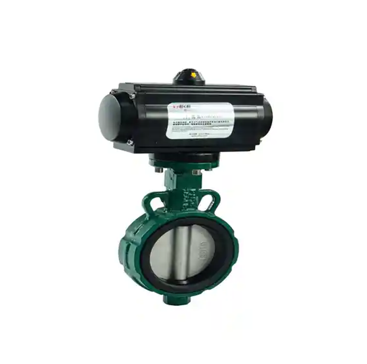 Pneumatic clamp butterfly valve