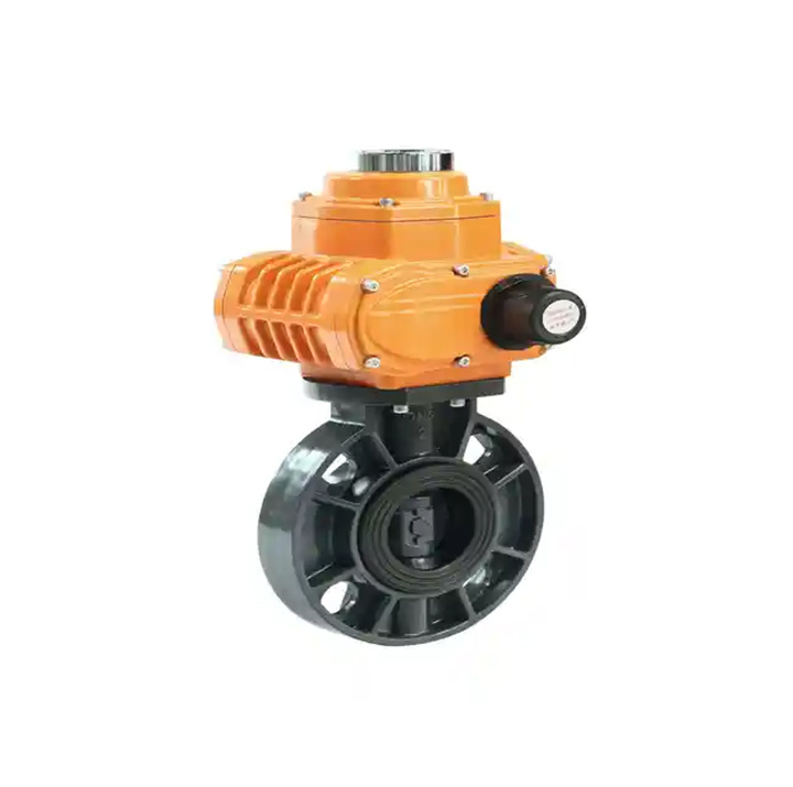Explosion-proof electric UPVC butterfly valve