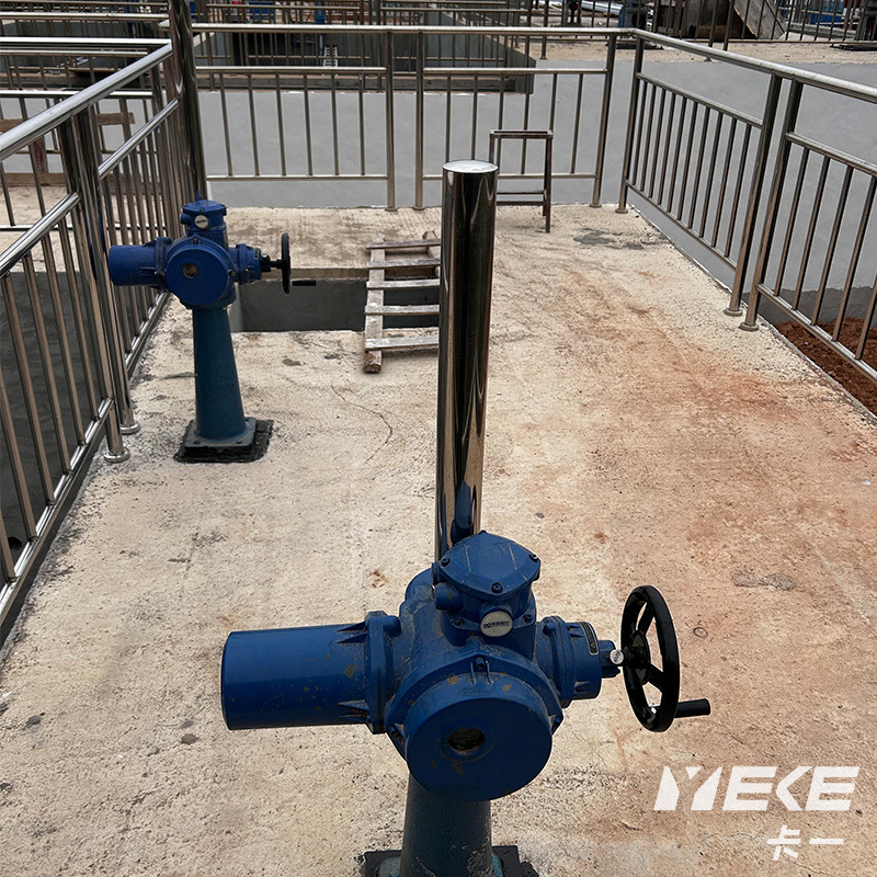 Gate Case of 15,000-ton Wastewater Treatment Plant in Shangsi County Gate Case of 15,000-ton Wastewater Treatment Plant in Shangsi County