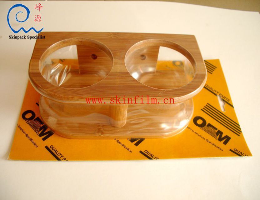 PET贴体膜（PET贴体包装膜）木制品贴体包实例：