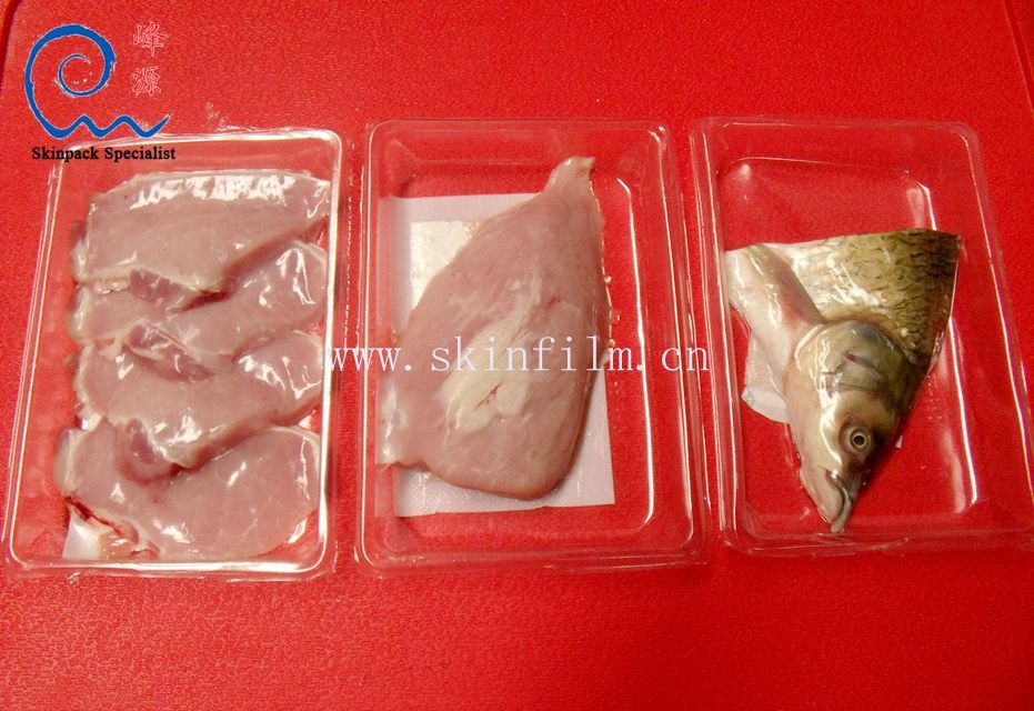Case of sarin film food skin packaging: