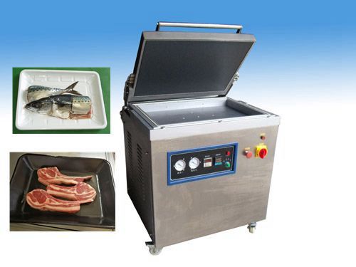 Seafood skin packaging machine_Seafood_Salmon_Fish and shrimp vacuum skin packaging machine